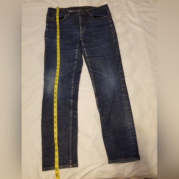 Cos Jeans Women's High Rise Skinny Cropped Leg Color Blue Size 32 - Picture 4 of 10